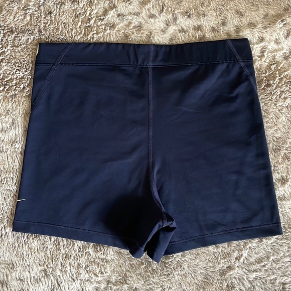NIKE Navy Blue Nike Pro Shorts - Picture 2 of 5